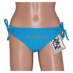California Sunshine Juniors' Solid Side Tie Swim Bikini Bottoms NWT